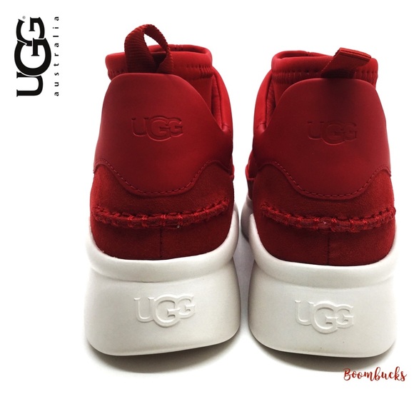 Ugg Neutra Red Chunky Sneakers - Picture 5 of 15